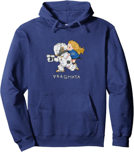 PRAGMATA Navy Blue Hoodie - Hugh & Diana Run!