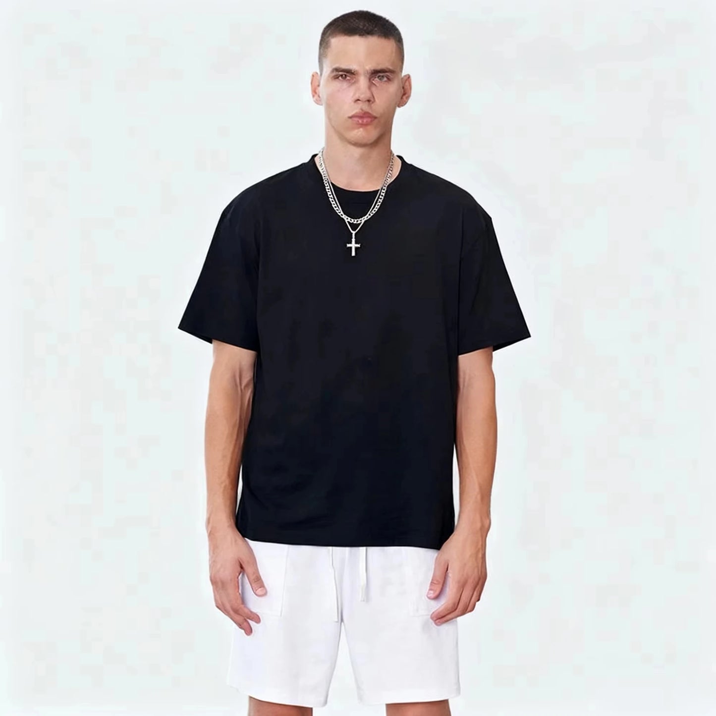 PRAGMATA White T-Shirt - Hugh & Diana Sitting