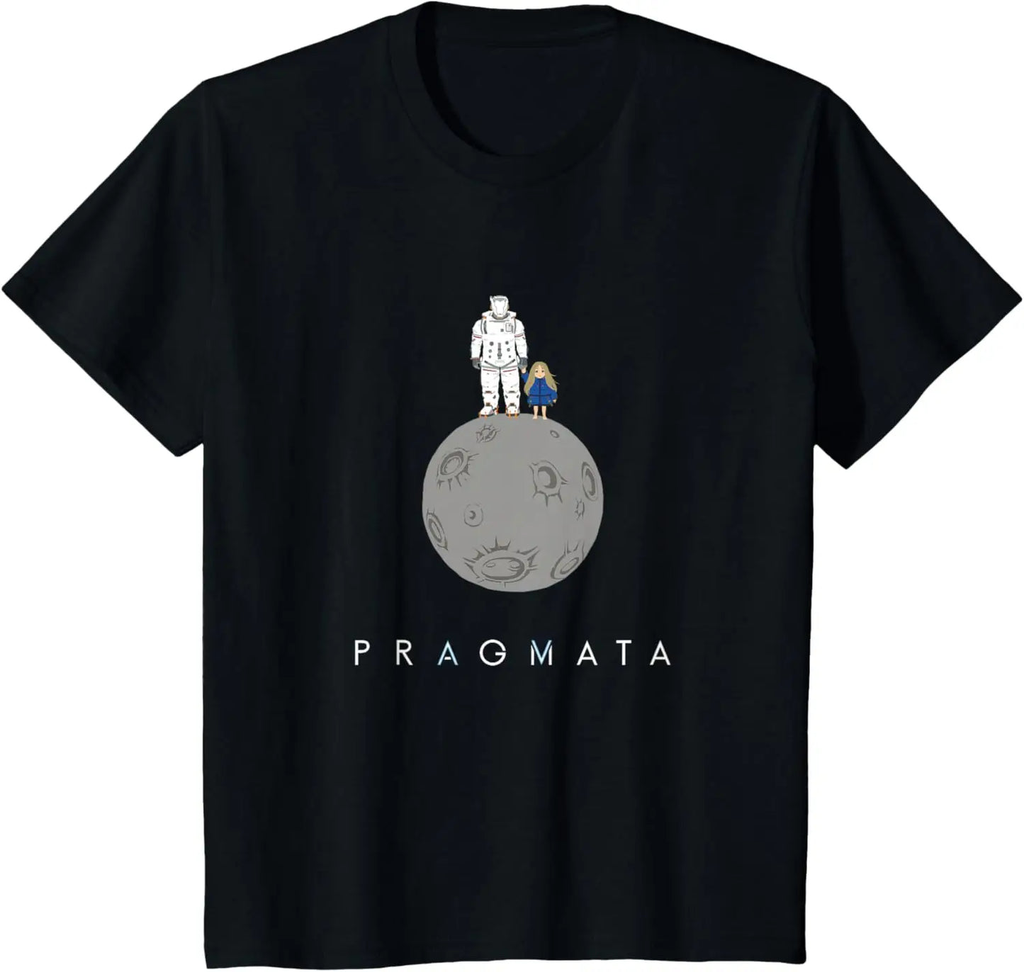 PRAGMATA T-Shirt – Hugh & Diana on the Moon – Multiple Colour Options