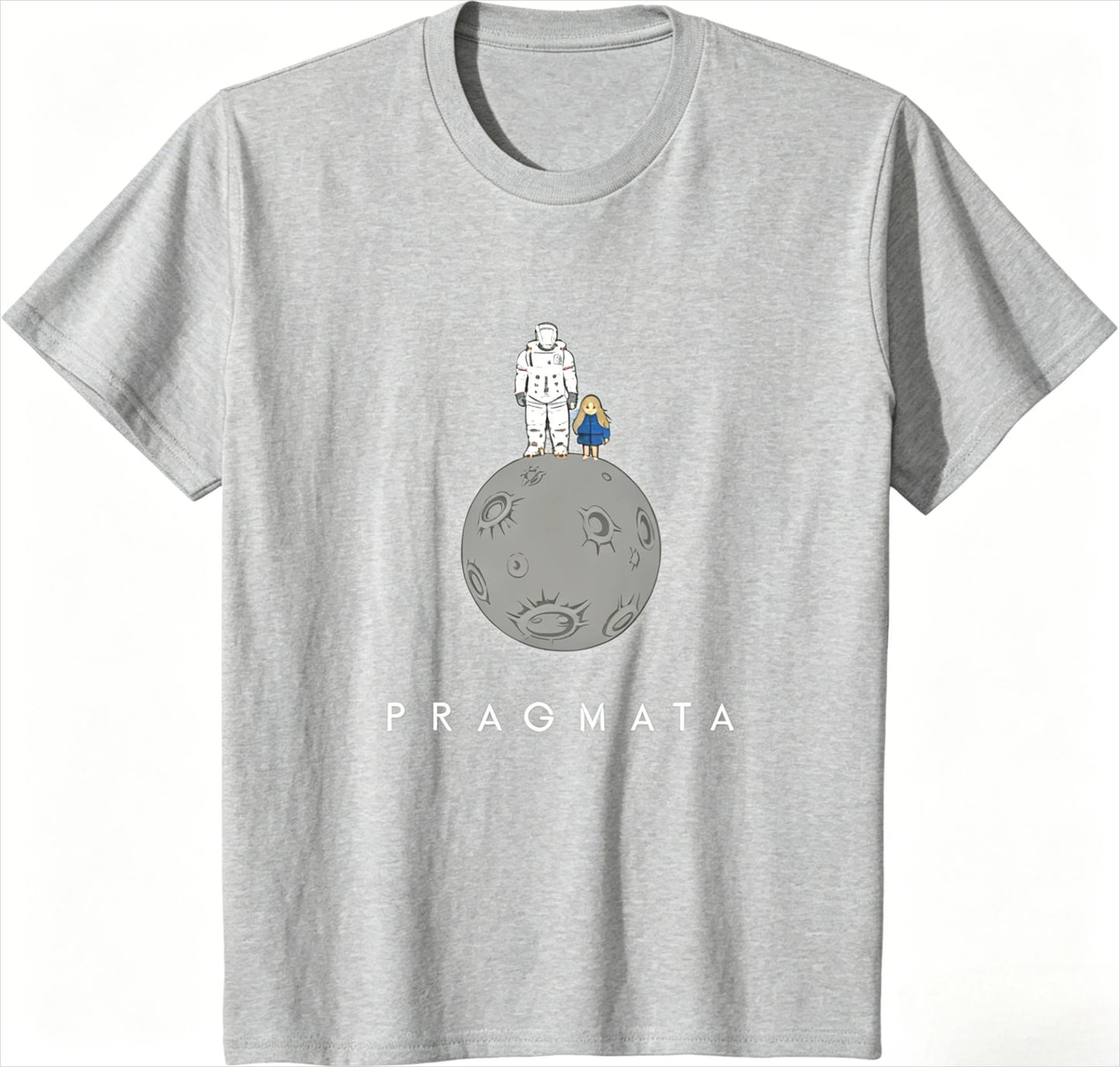 PRAGMATA T-Shirt – Hugh & Diana on the Moon – Multiple Colour Options