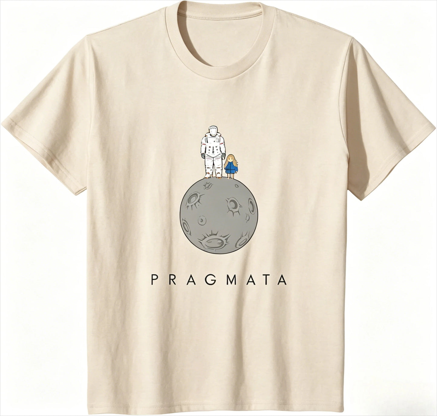 PRAGMATA T-Shirt – Hugh & Diana on the Moon – Multiple Colour Options