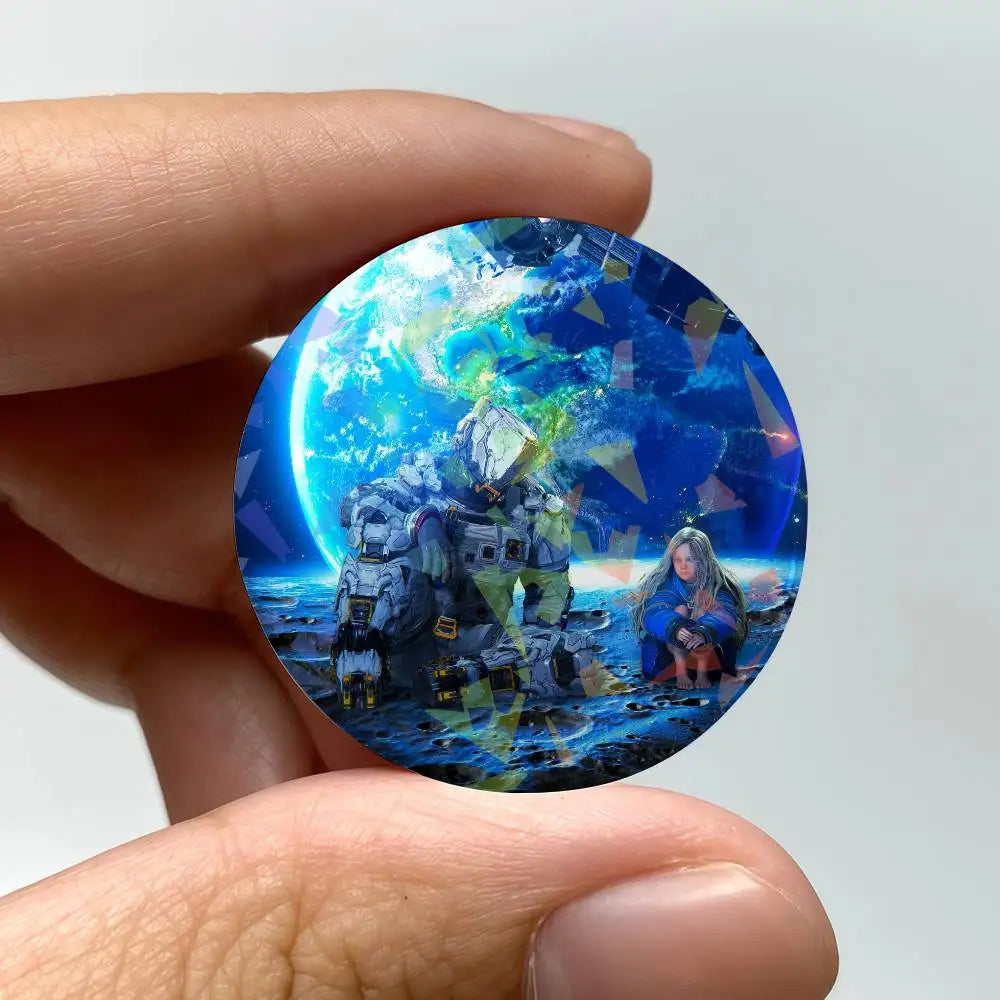 Pragmata Round Badge - 1