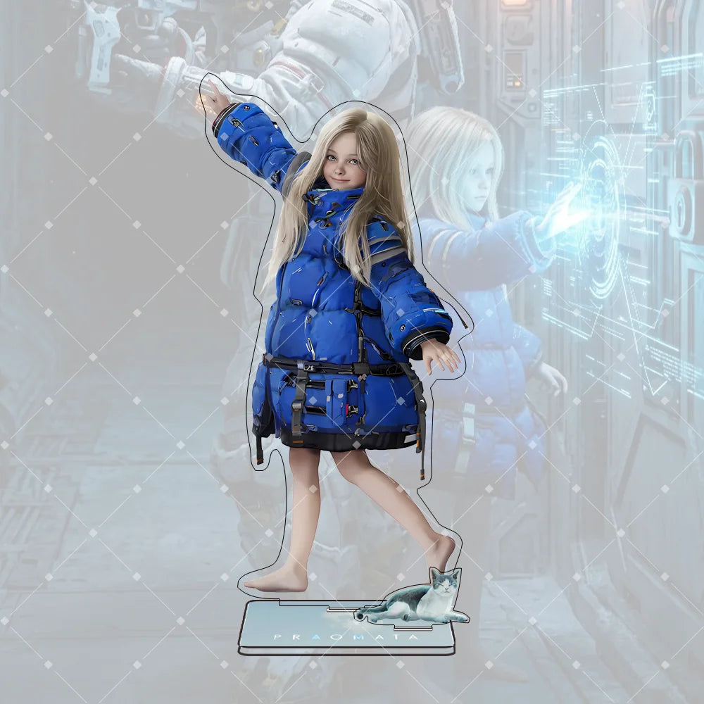 PRAGMATA Acrylic Stand Figure - Diana Dancing - 15cm / 6.1in