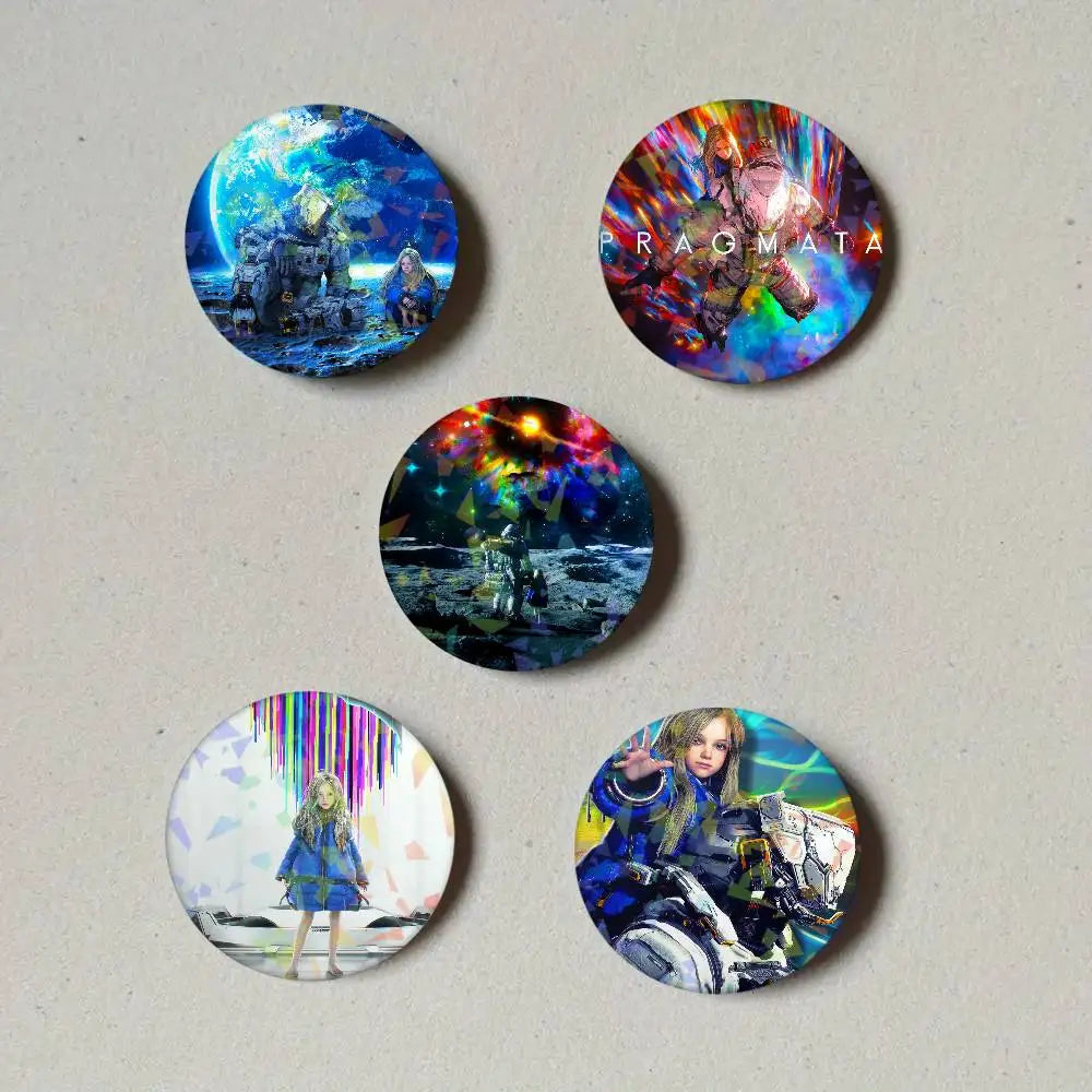 Pragmata Runde Plakette – 5