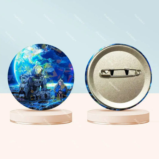 Pragmata runder Aufnäher – 2