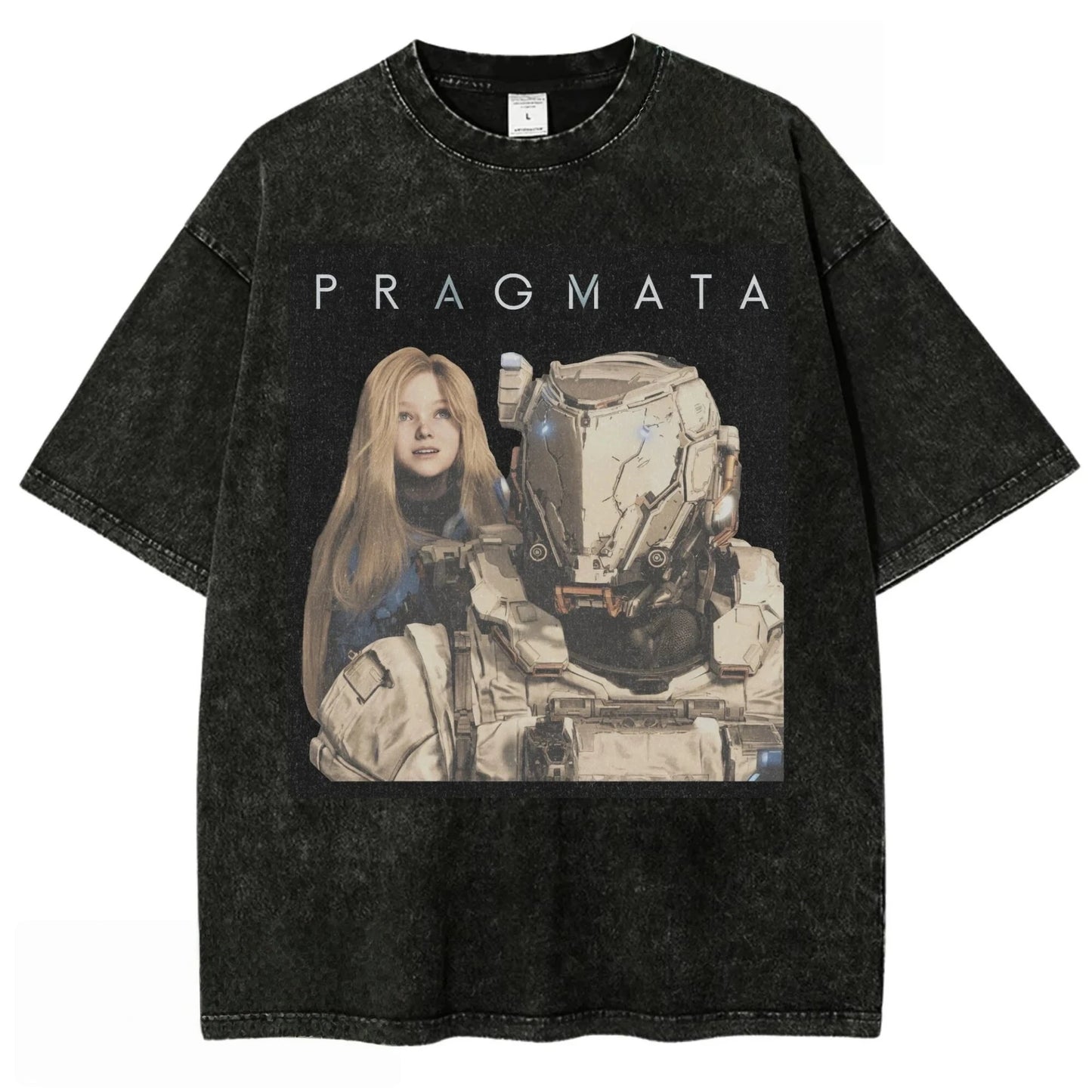 PRAGMATA T-Shirt - Hugh & Diana on the Moon
