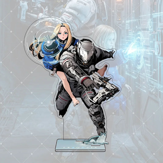 PRAGMATA Acrylic Stand Figure - Diana & Hugh - 15cm / 6.1in