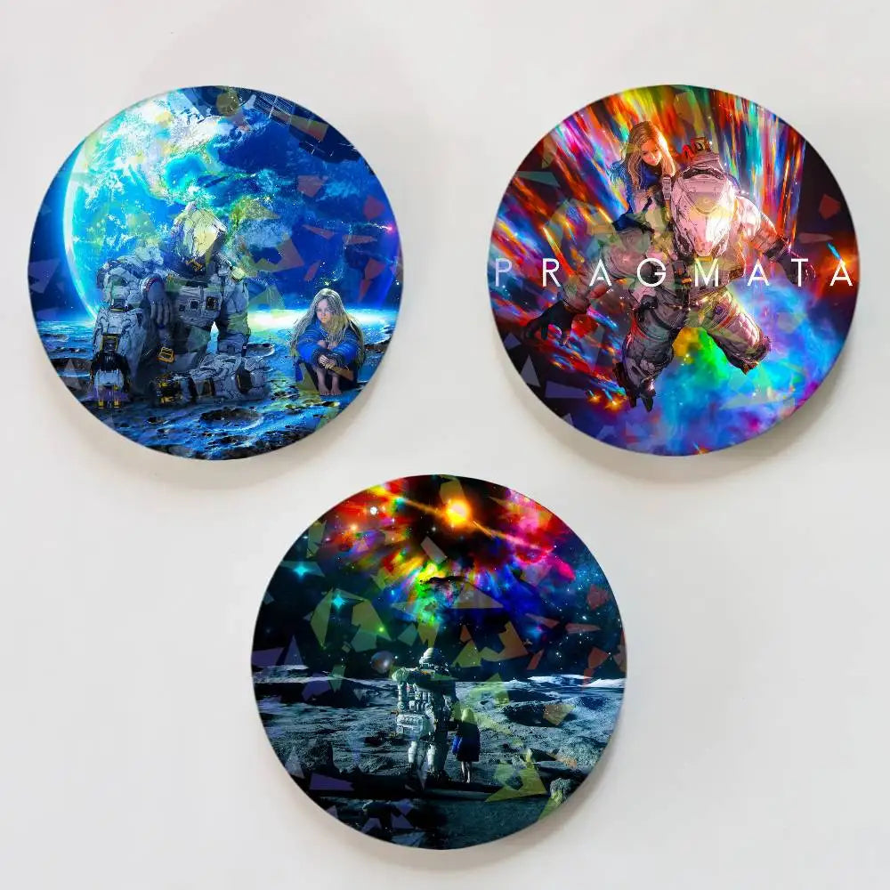 Pragmata Runde Plakette – 5