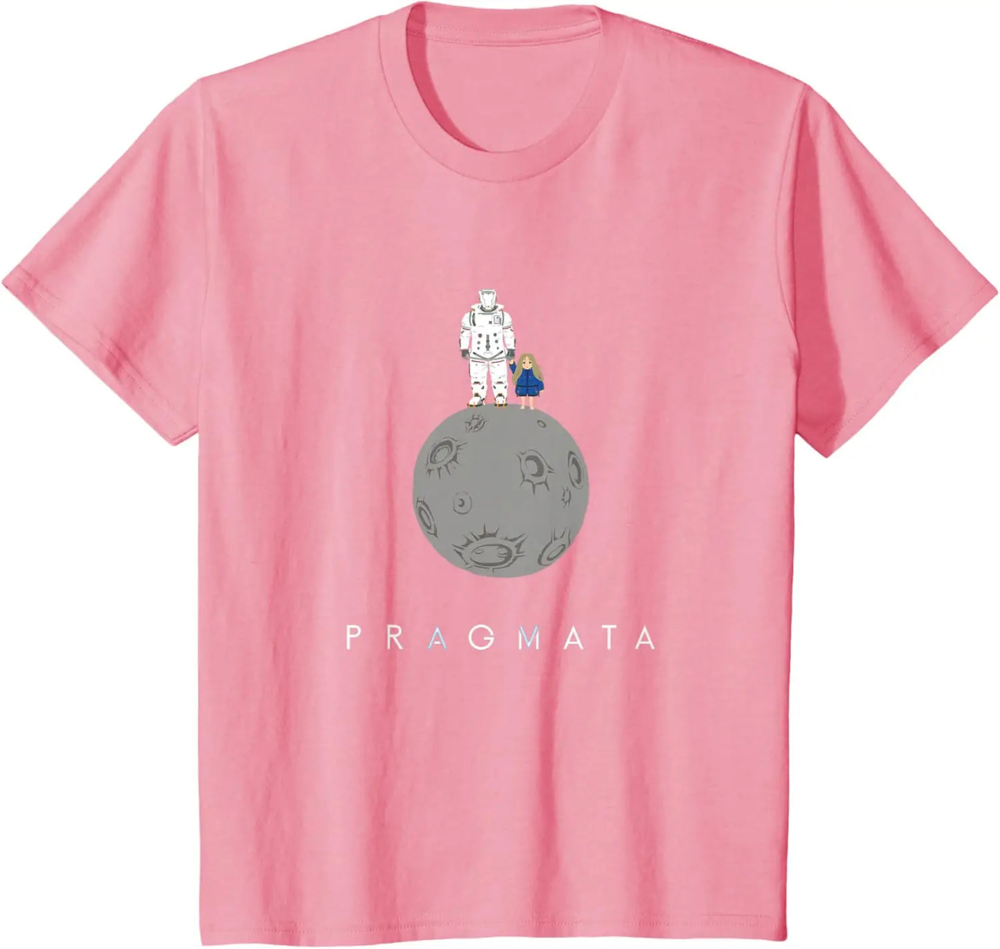 PRAGMATA T-Shirt – Hugh & Diana on the Moon – Multiple Colour Options