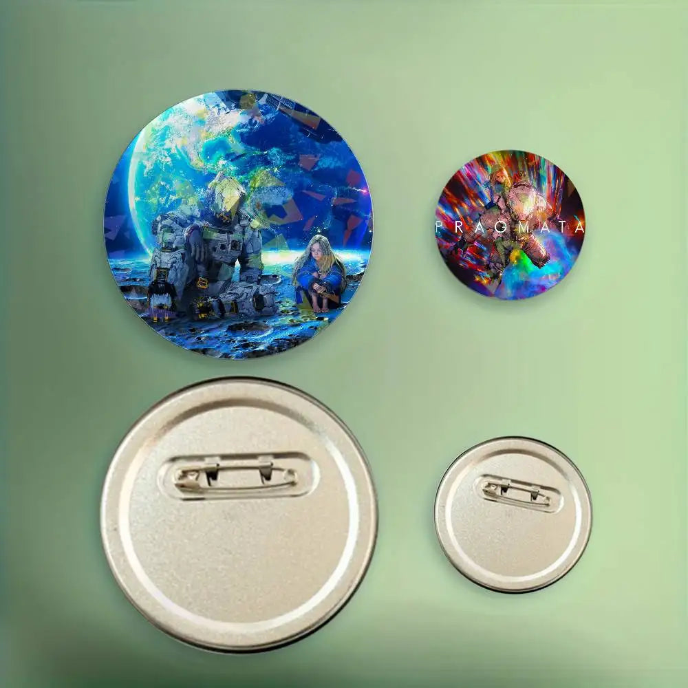 Pragmata Round Badge - 6