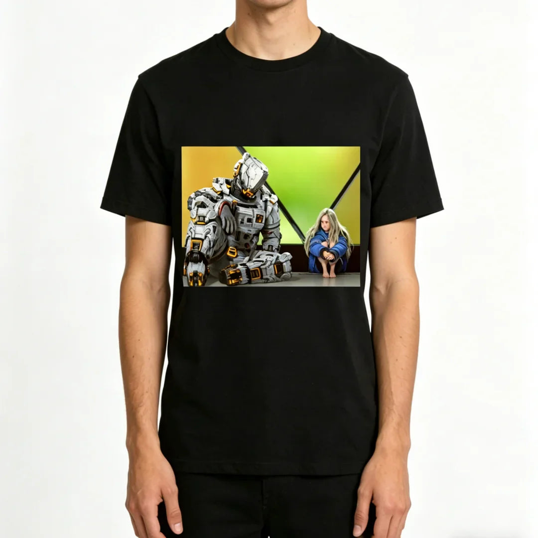 PRAGMATA Retro T-shirt – Hugh & Diana Sitting – Multiple Colour Options