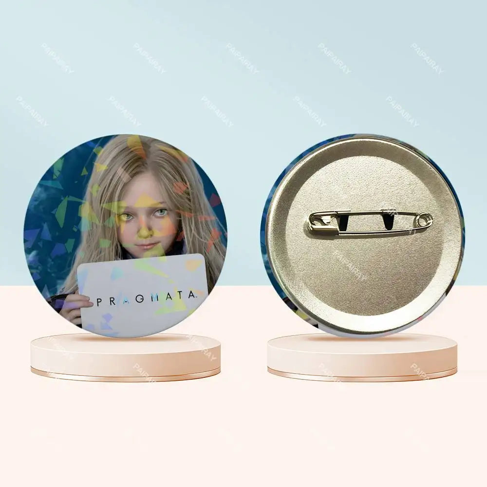 Pragmata Round Badge - 1
