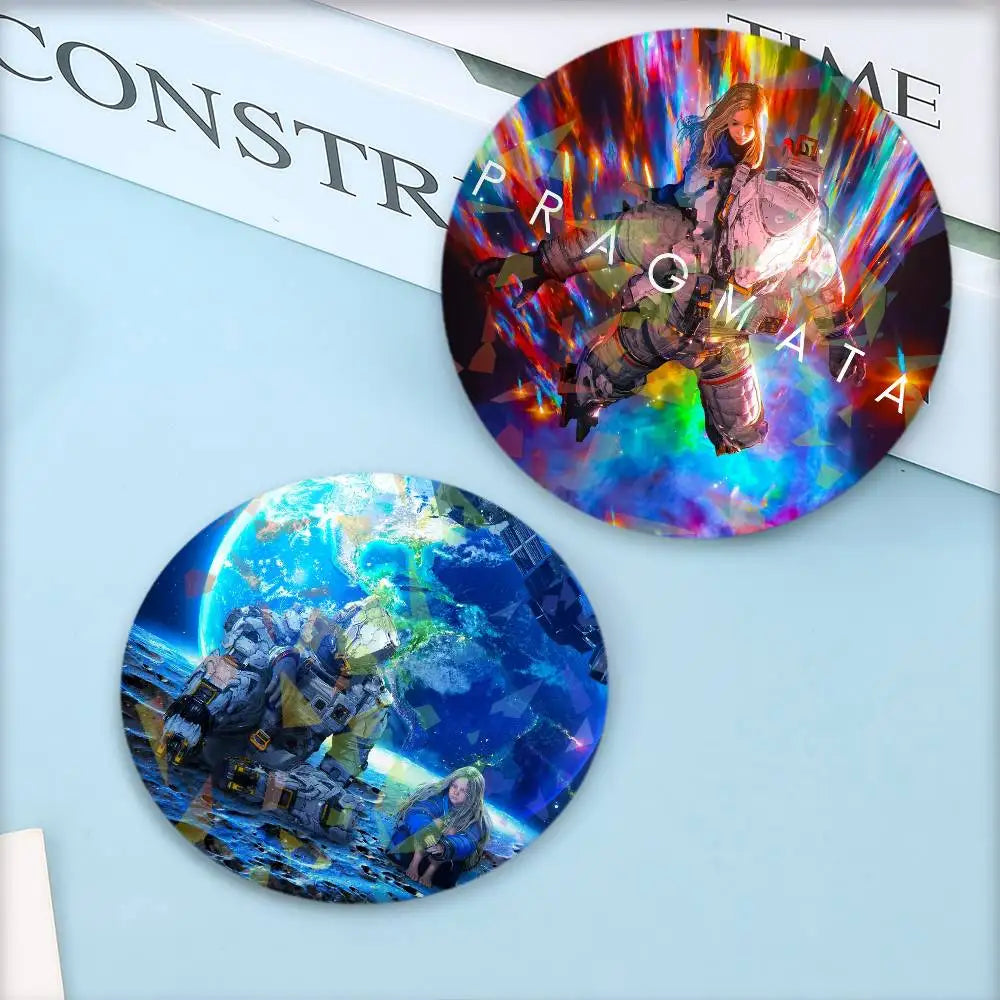 Pragmata Runde Plakette - 4