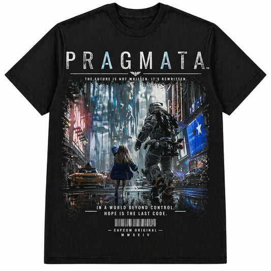 PRAGMATA T-Shirt Diana & Hugh - Black or White