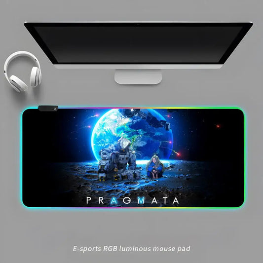 Tapis de Souris LED PRAGMATA - Hugh & Diana assis - 5