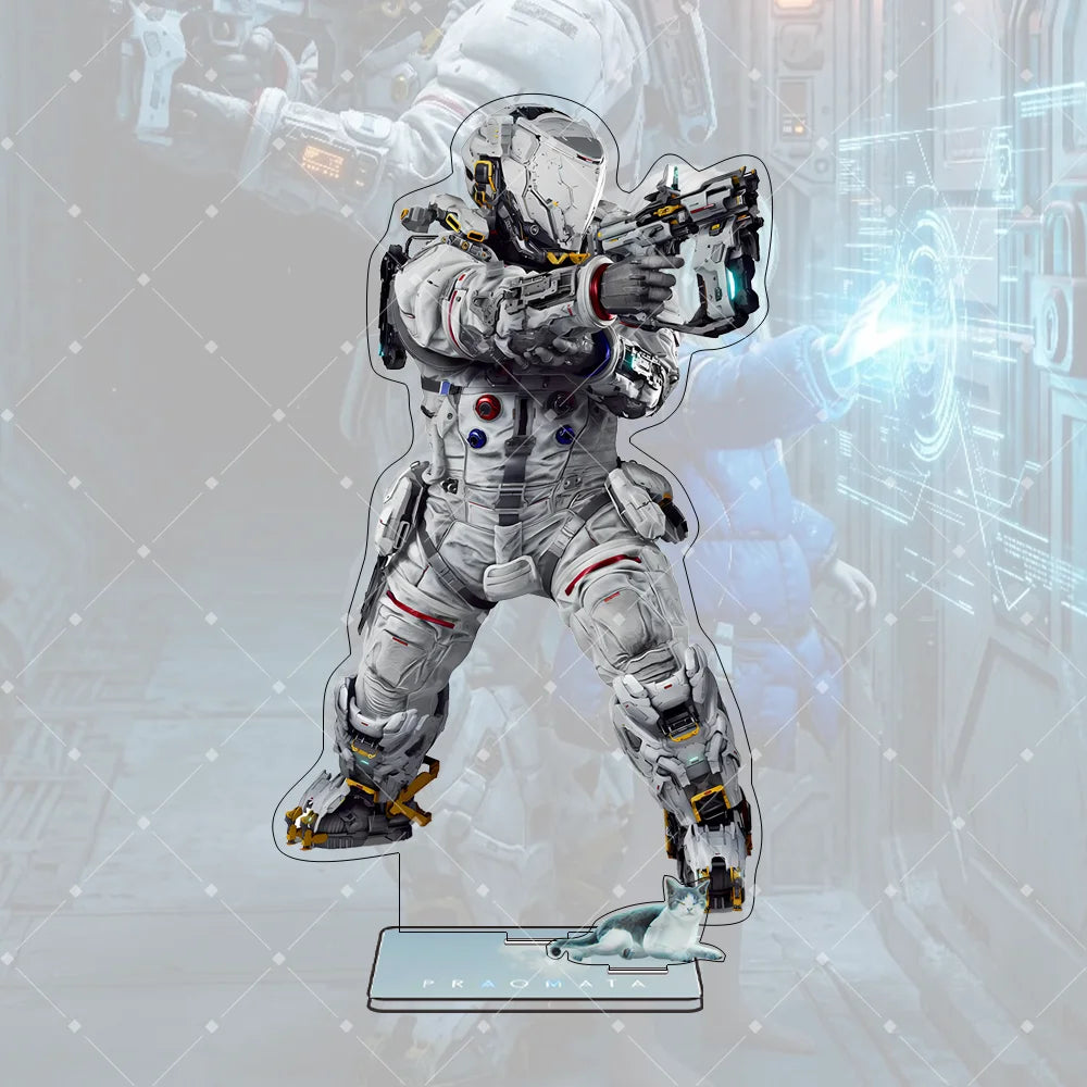 PRAGMATA Acrylic Stand Figure - Hugh Shooting- 15cm / 6.1in